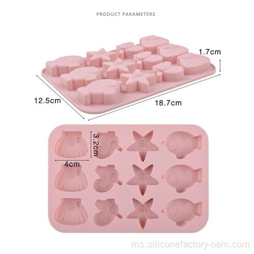 Acuan coklat silikon dapur